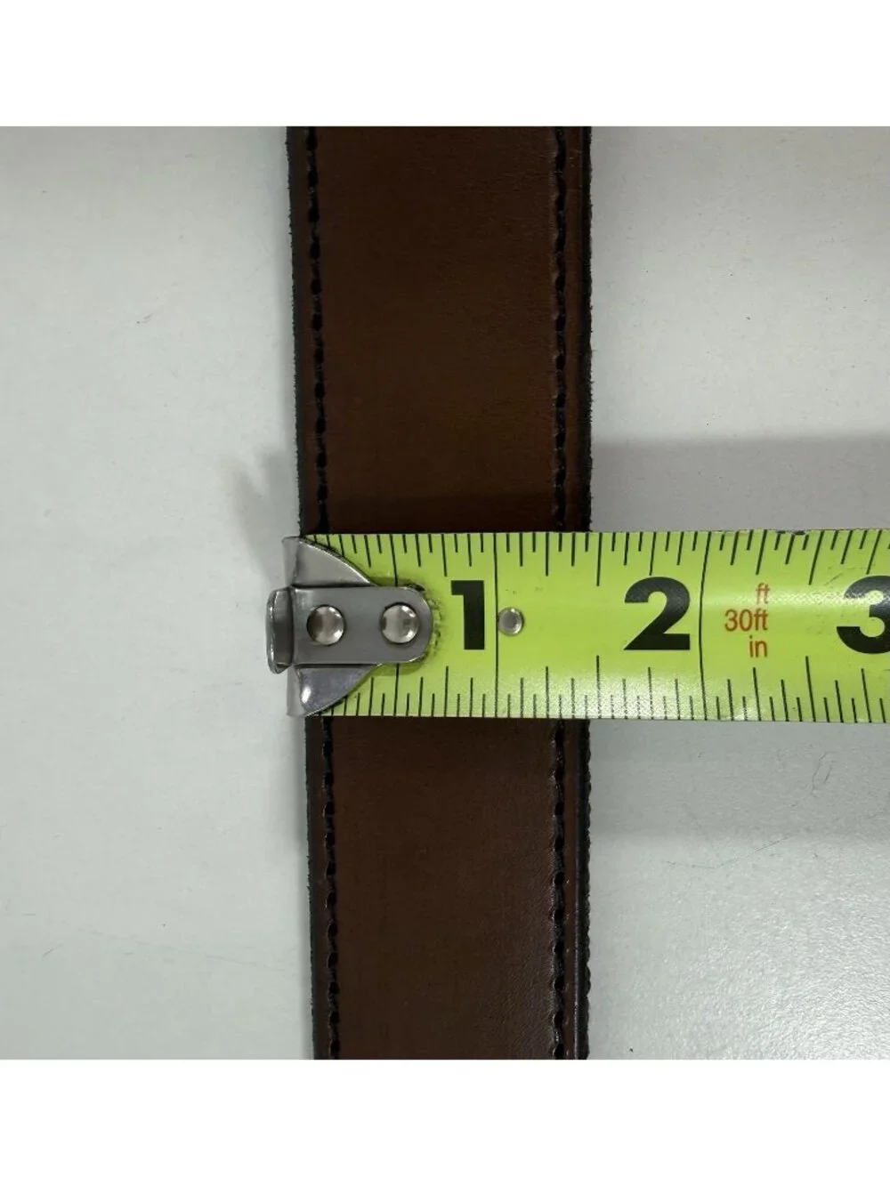 Hanks Belts Leather 1.5 Inch Utility Belt Size 36 Kayden Reinforced Core USA